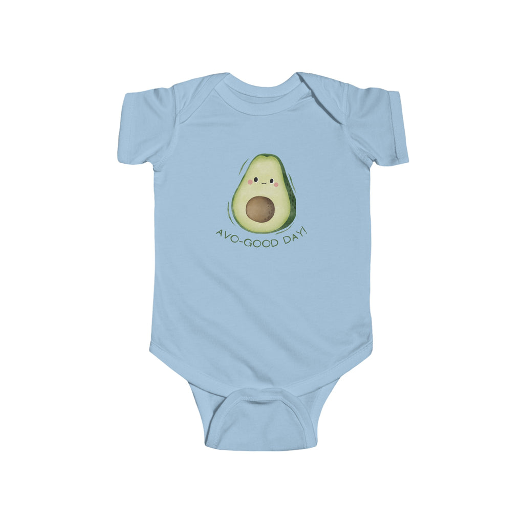 Avo-Good Day Baby Onesie Blue