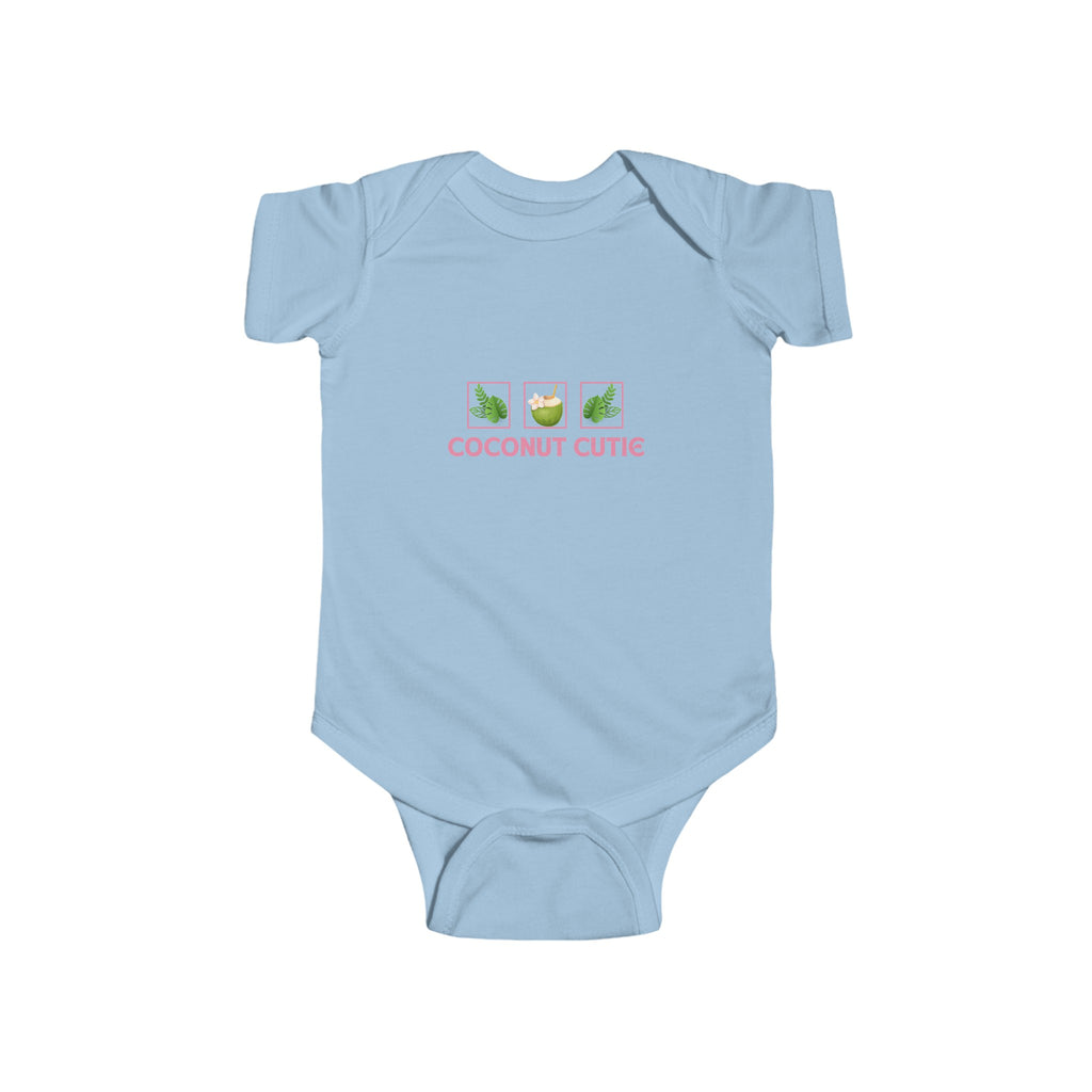 Coconut Cutie Baby Onesie Blue