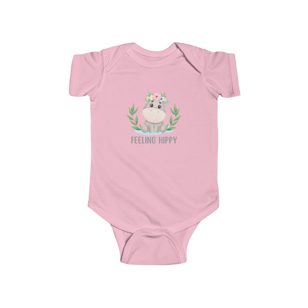 Feeling Hippy Baby Onesie Pink