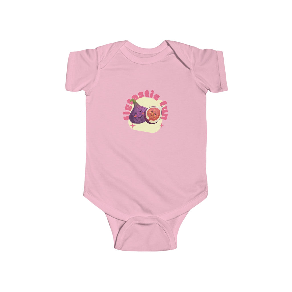 Figtastic Fun Baby Onesie Pink