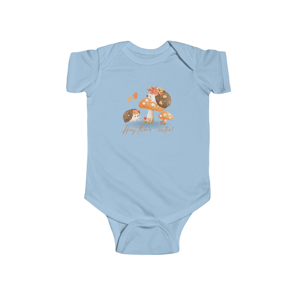 Hay There, Cutie Baby Onesie Blue