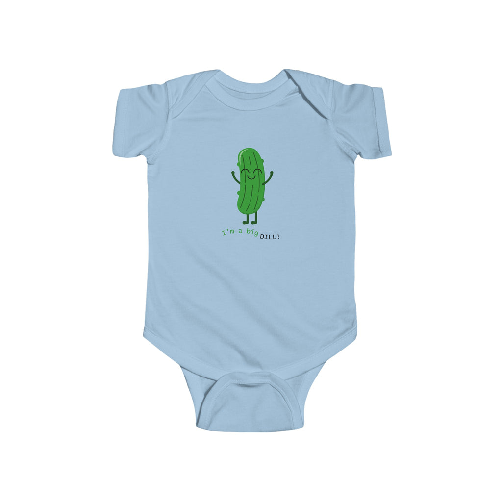 I'm a Big Dill Baby Onesie Blue