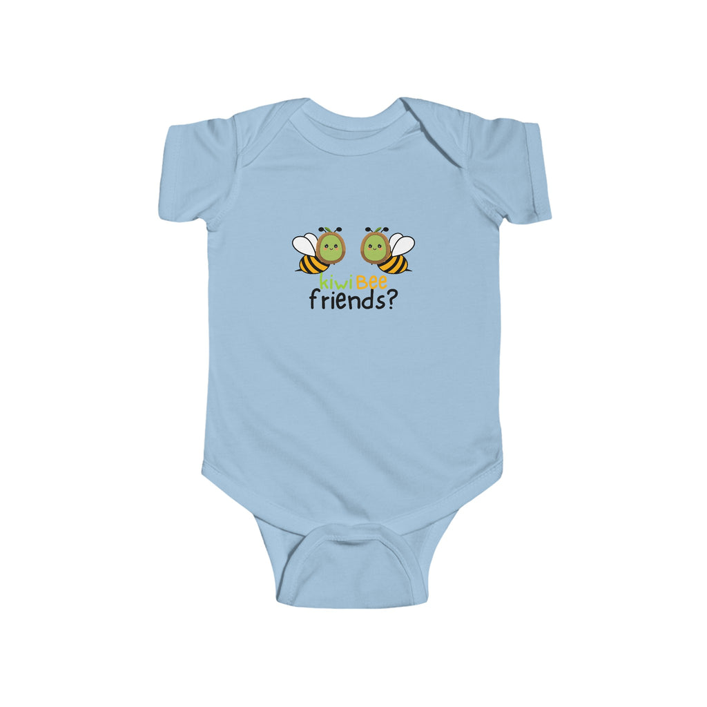 Kiwi Bee Friends Baby Onesie Blue