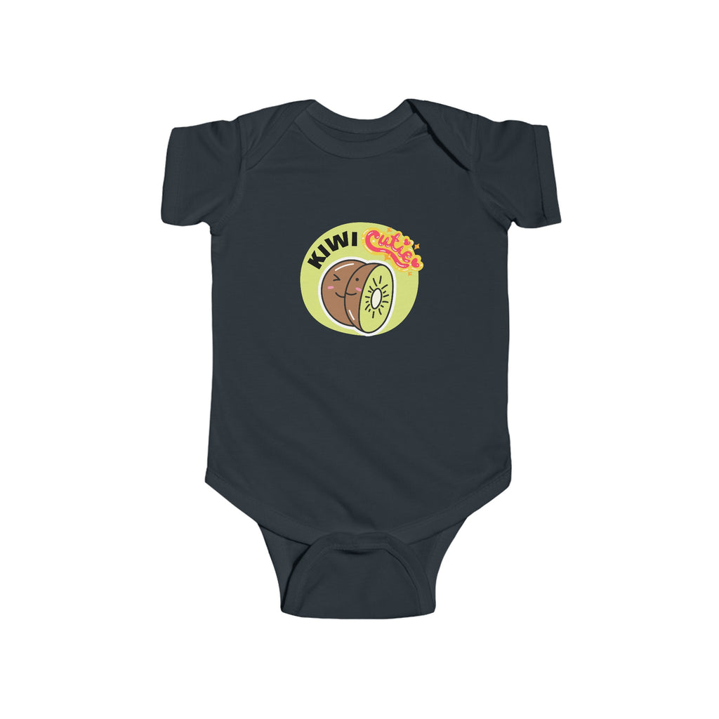 Kiwi Cutie Baby Onesie Black