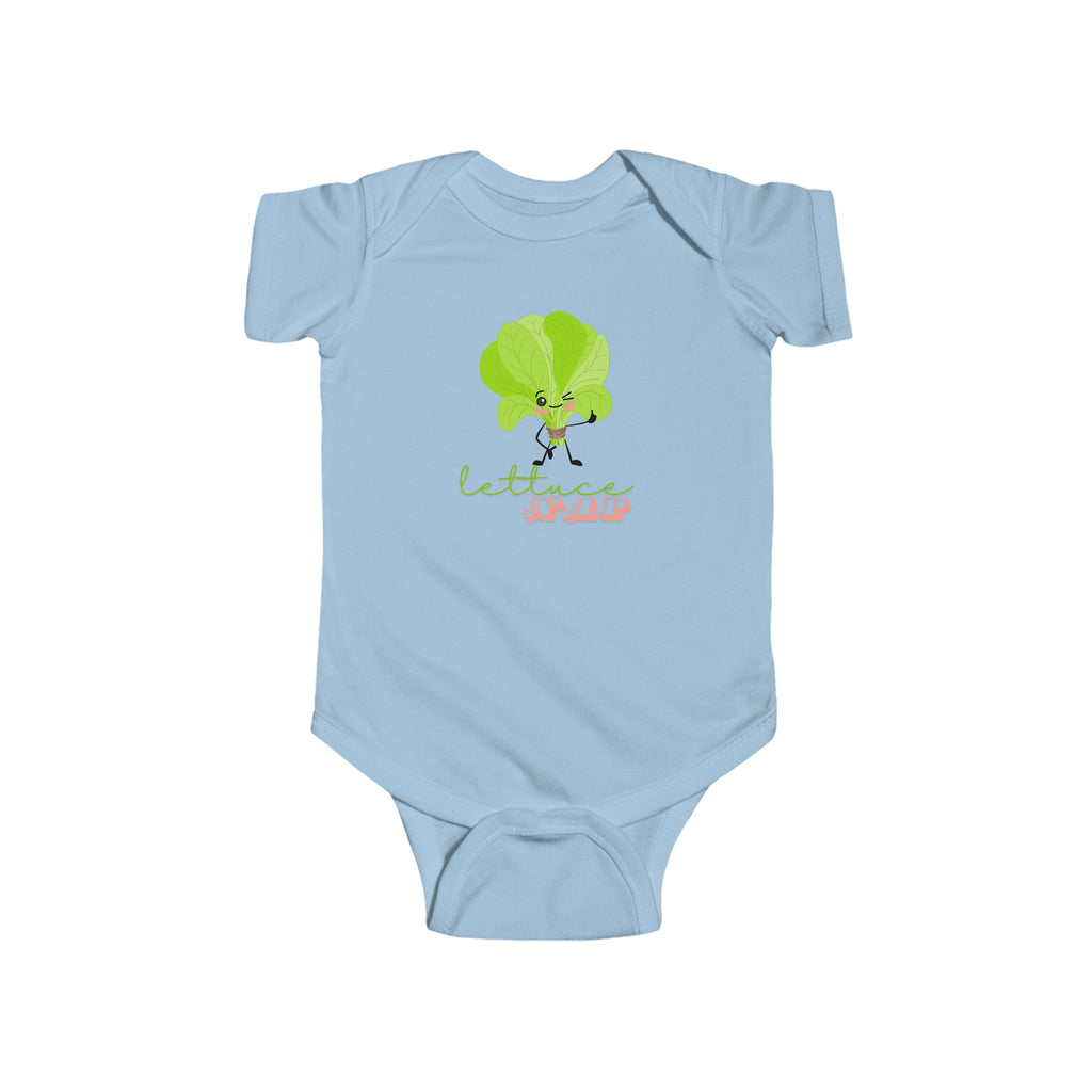 Lettuce Nap Baby Onesie Blue