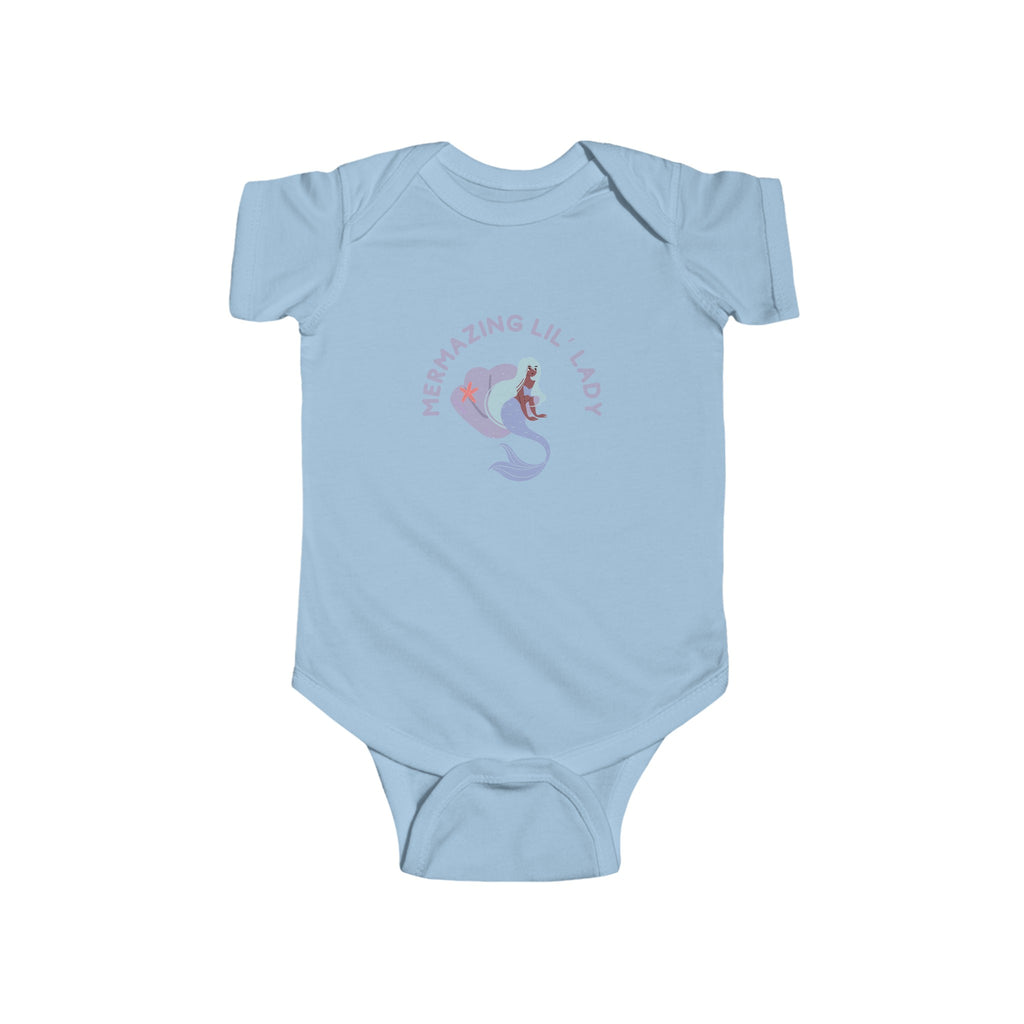 Mermazing Lil' Lady Baby Onesie Blue