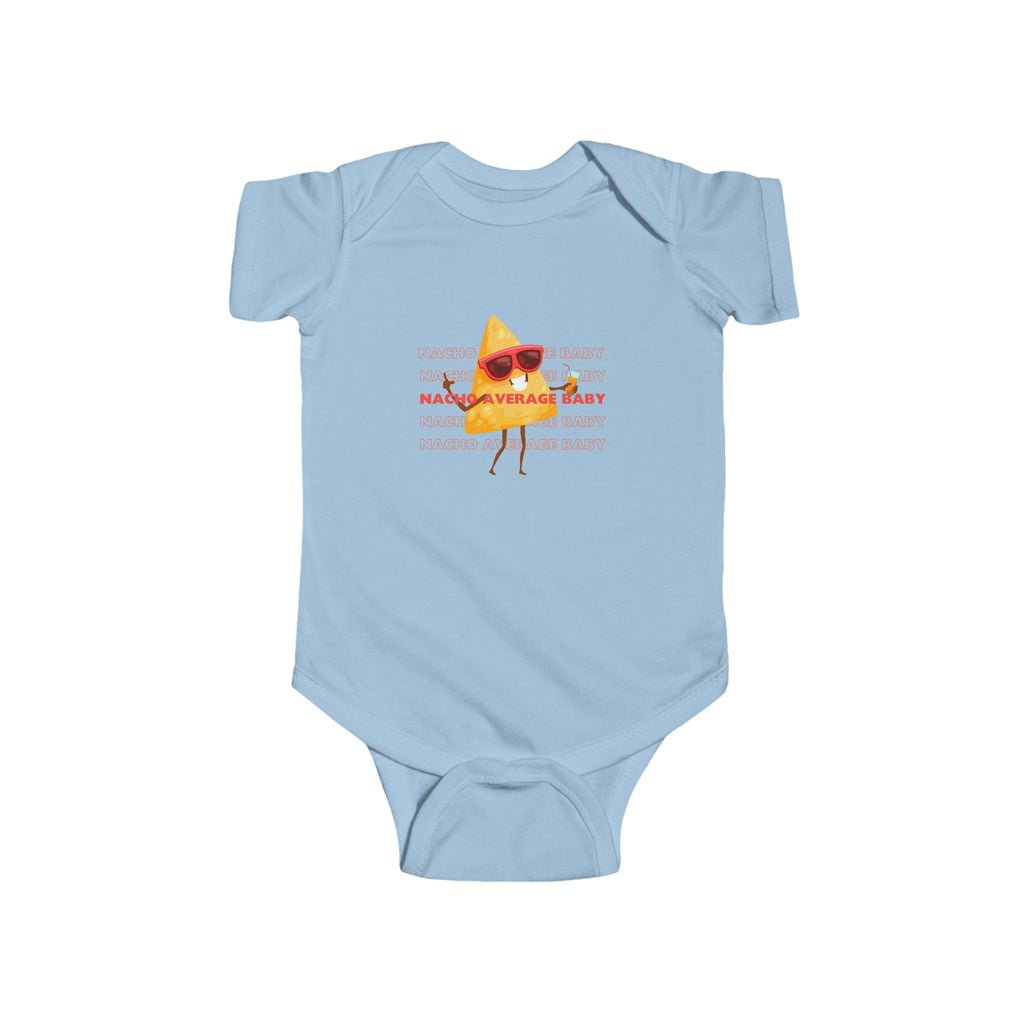 Nacho Average Baby Onesie Blue