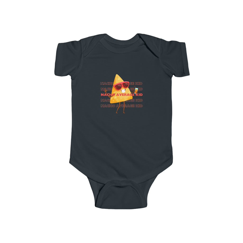 Nacho Average Kid Onesie Black