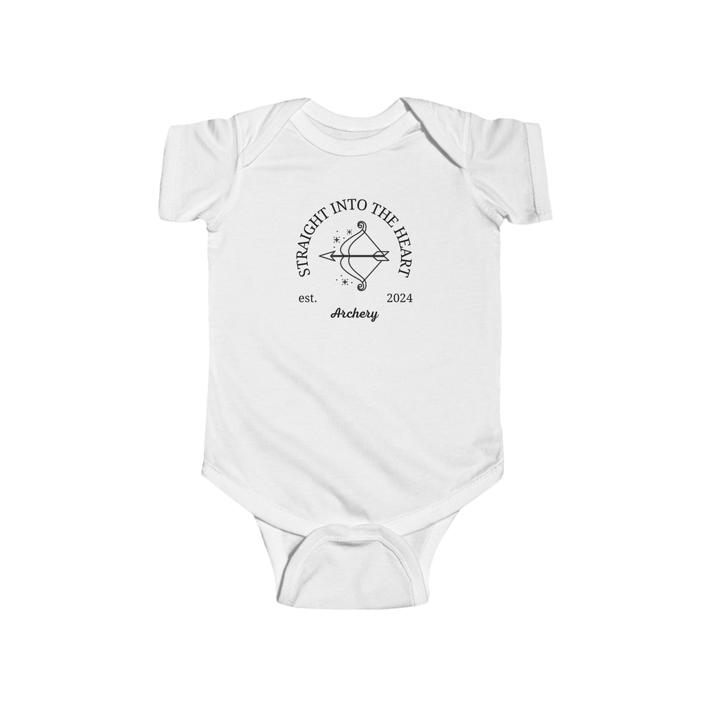 Olympics Archery Baby Onesie White