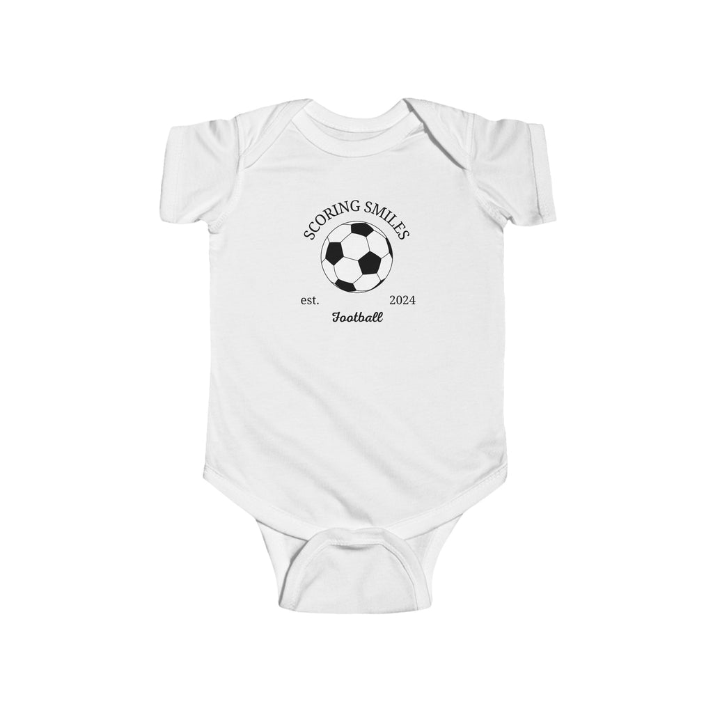 Olympics Football Baby Onesie White