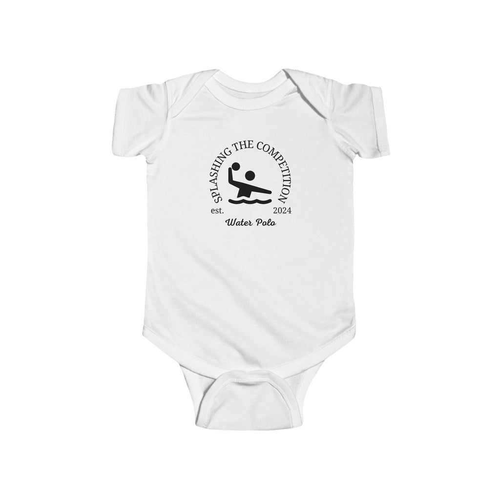 Olympics Water Polo Baby Onesie White