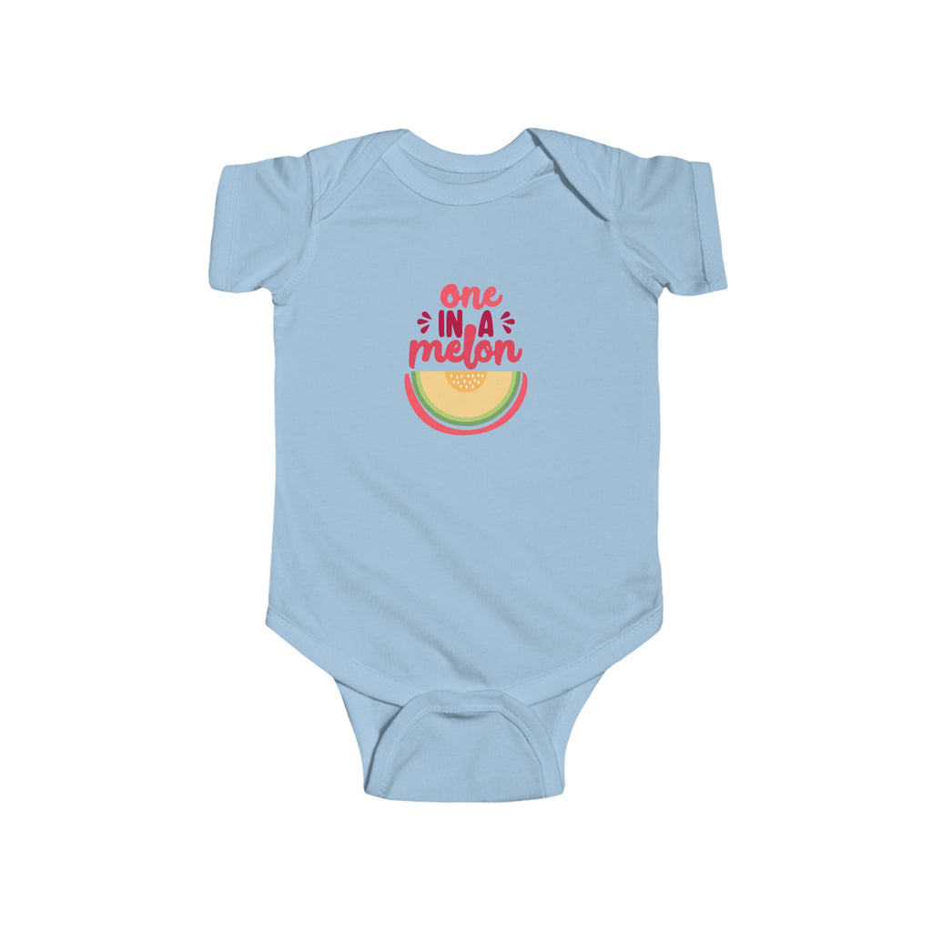 One in a Melon Baby Onesie Blue