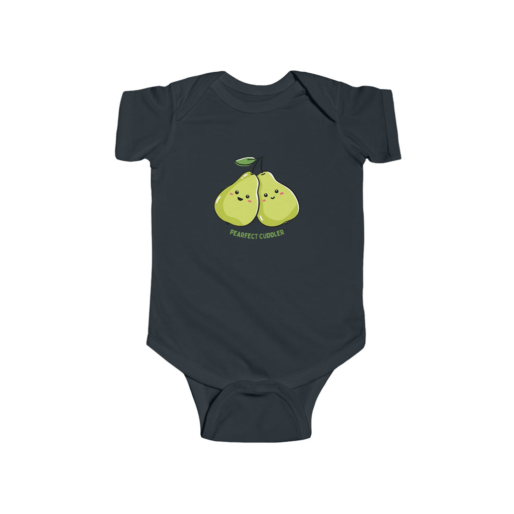 Pearfect Cuddler Baby Onesie Black