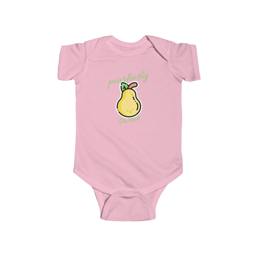 Pearfectly Sweet Baby Onesie Pink