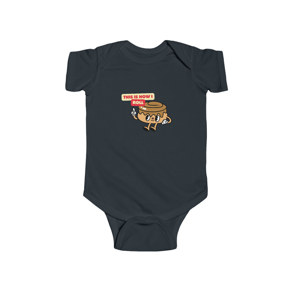 This is How I Roll Baby Onesie Black